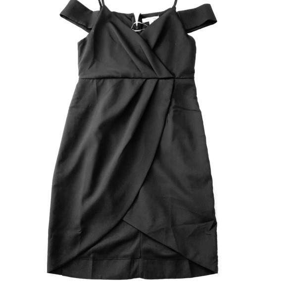 Black twist dress - Picture 1 of 5